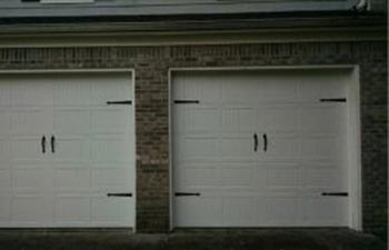 Set of Carriage Style Garage Doors Dacula GA