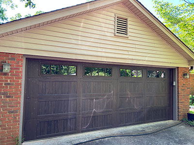 New garage doors in Lawrenceville, GA