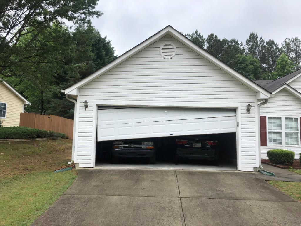 Garage Door Off Track Clarkesville, GA