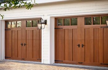Clopay Canyon Ridge® Carriage House (5-Layer) garage door