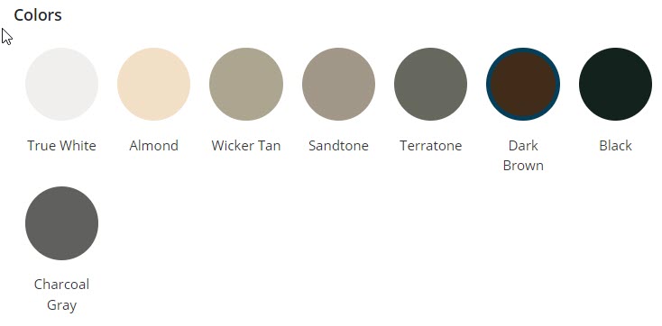 Amarr Classica Full View Collection colors
