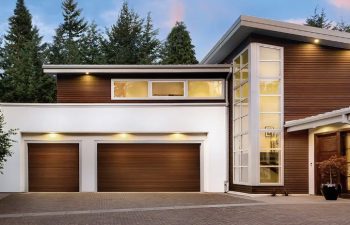 Clopay Reserve® Wood Modern garage door
